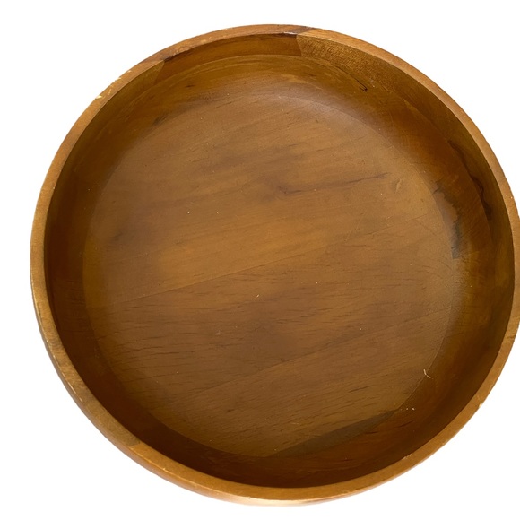 Vintage Hellerware Wooden Salad Bowl, Dimensions Shown in Pics, GUC. - Picture 3 of 6